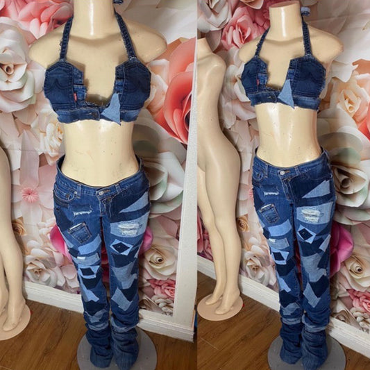 Jean Pants Set